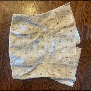 WHBM white bustier top